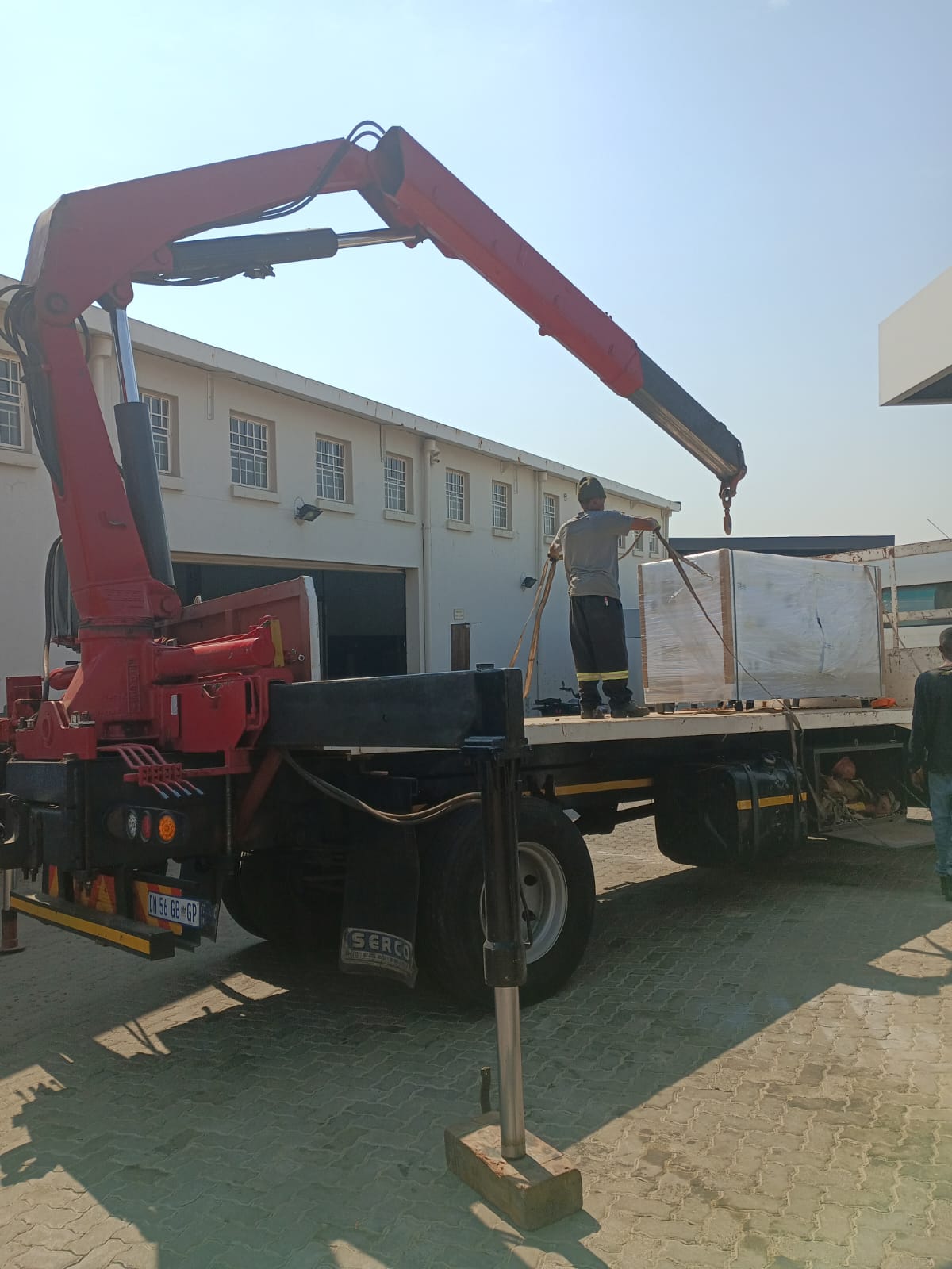 50 kW generator assessment, delivery and placement — site photograph 2