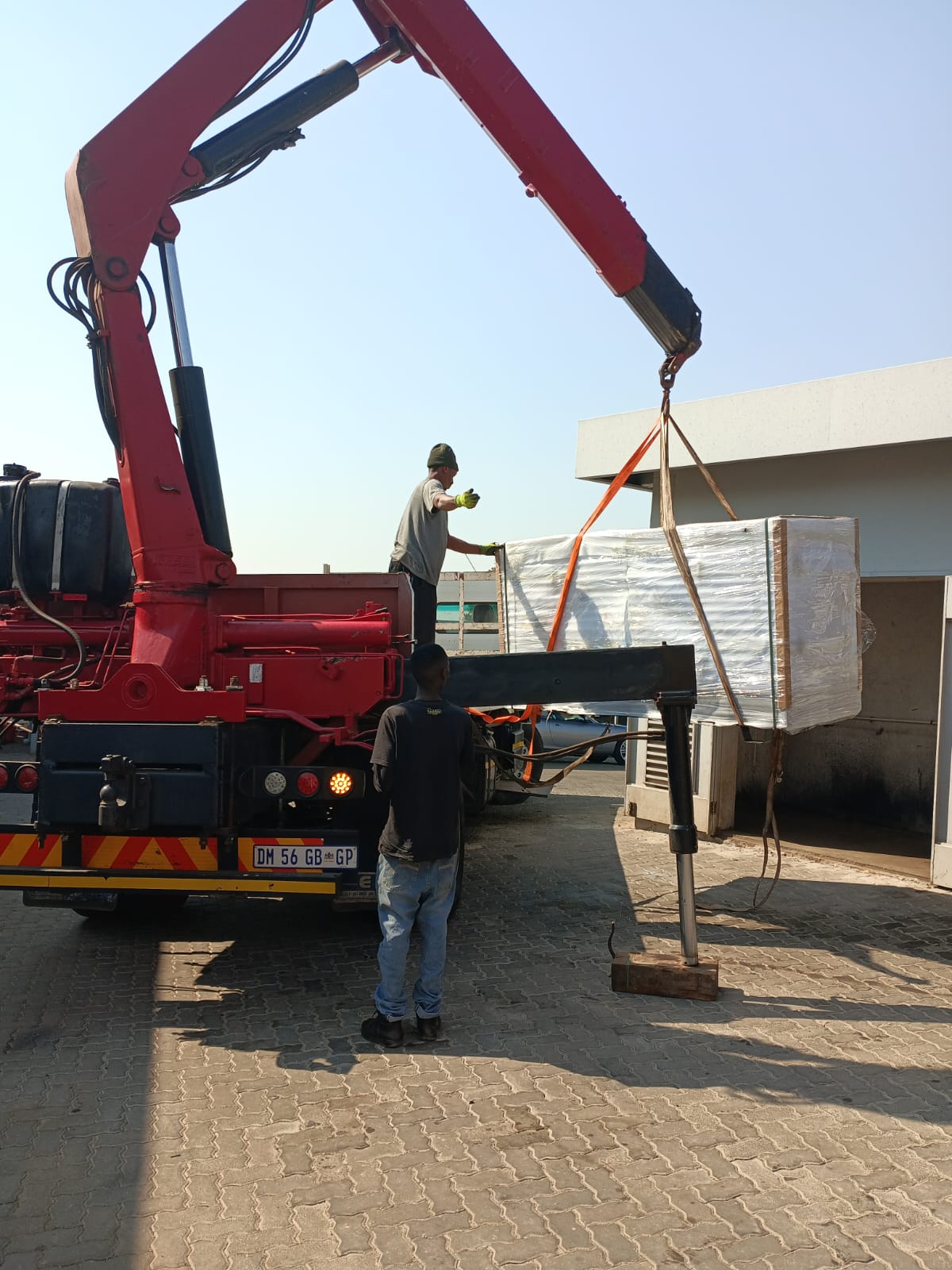 50 kW generator assessment, delivery and placement — site photograph 3