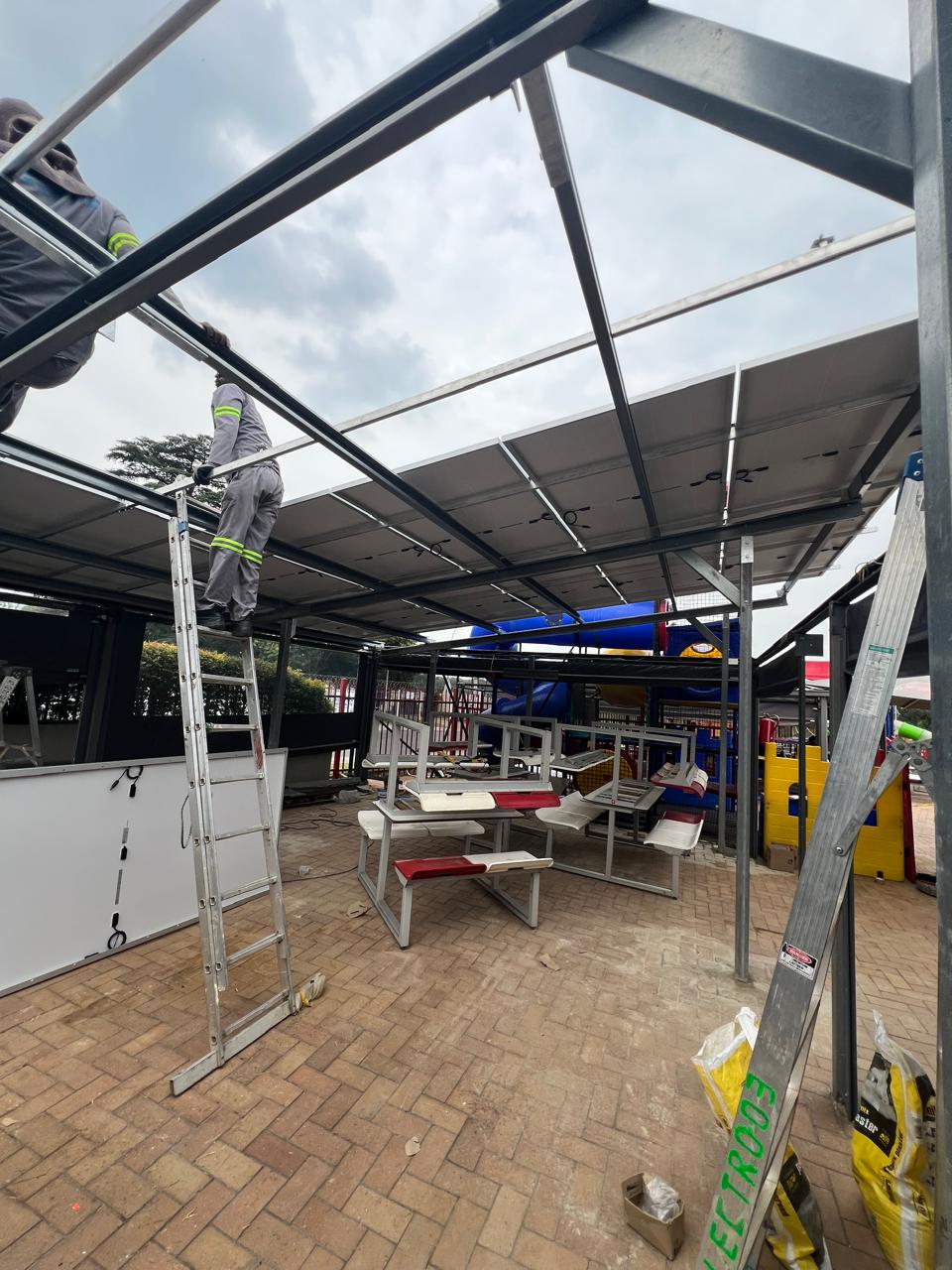 80 kWp solar PV + 100 kW PCS + 261 kWh BESS — site photograph 3