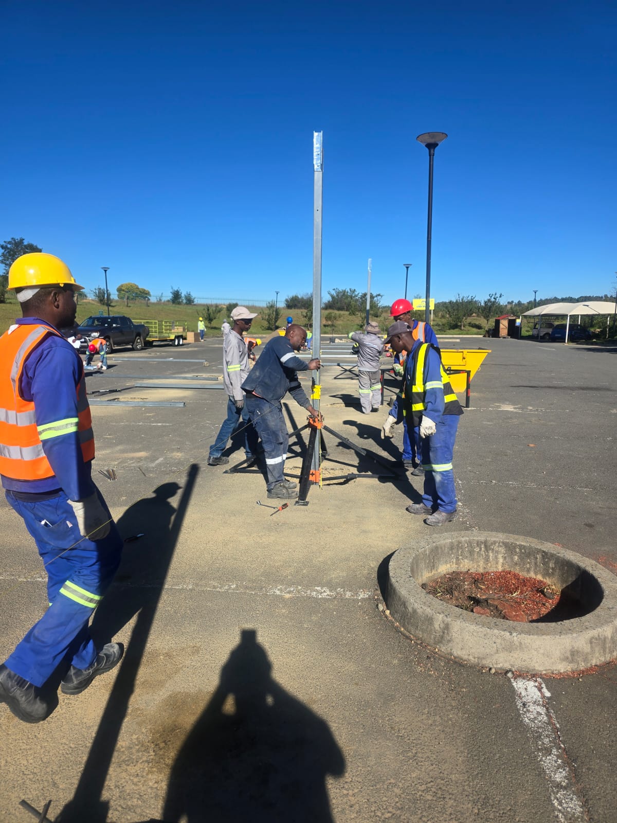 Civil works for solar carport under EPC-M — site photograph 3