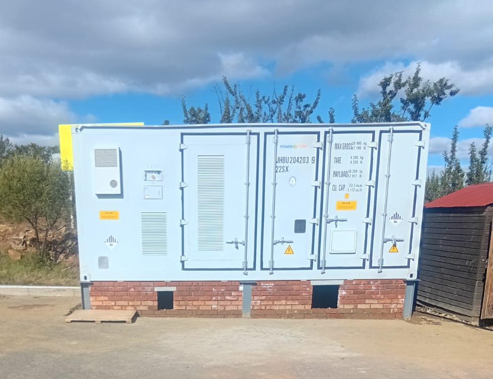 500 kW PCS / 500 kWh BESS placement — South Africa