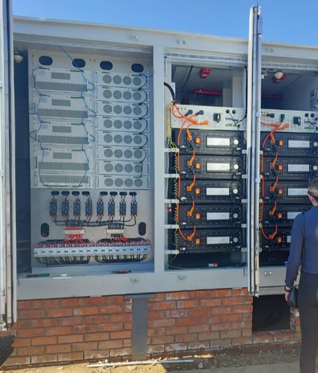 500 kW PCS / 500 kWh BESS placement — site photograph 2